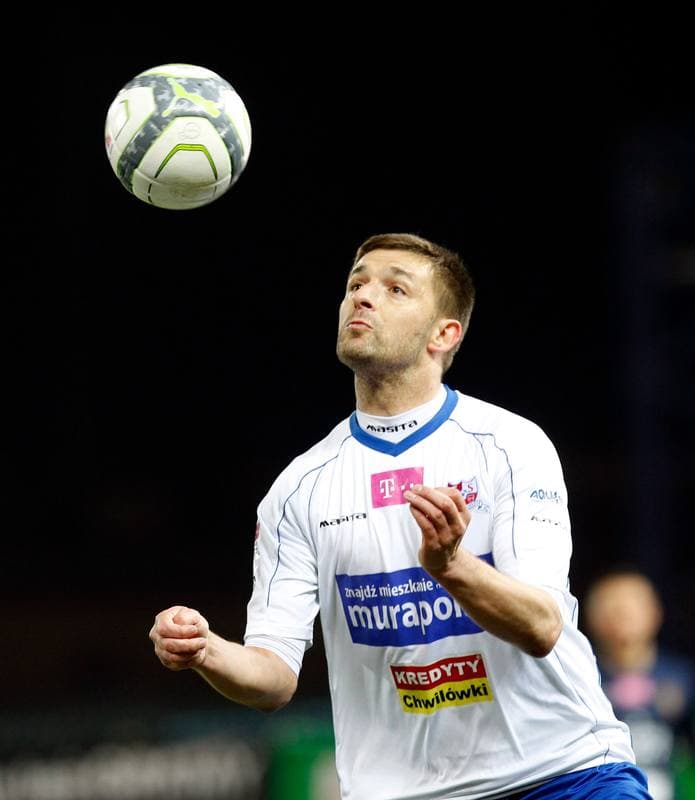 Football. T-Mobile Ekstraklasa. Podbeskidzie Bielsko Biala - Pogon Szczecin. 03.03.2014