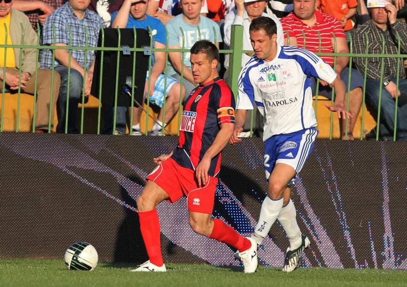 Football. I liga. Podbeskidzie Bielsko-Biala - Piast Gliwice. 11.05.2011