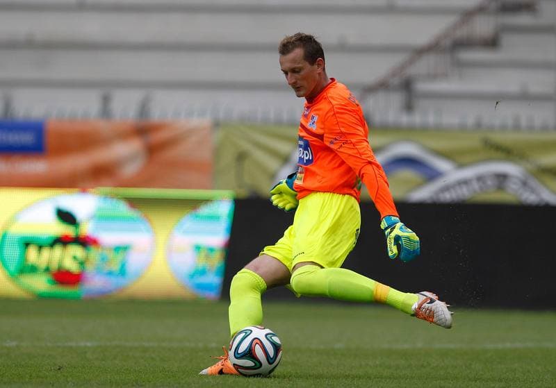 Football. T-Mobile Ekstraklasa. Podbeskidzie Bielsko Biala - Ruch Chorzow. 03.08.2014