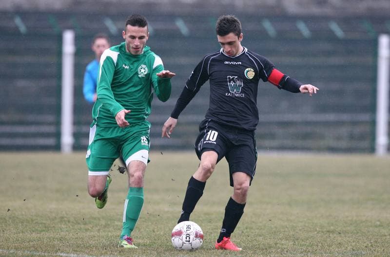 Football. III Liga. Grunwald Ruda Slaska - Gornik Wesola. 14.03.2015