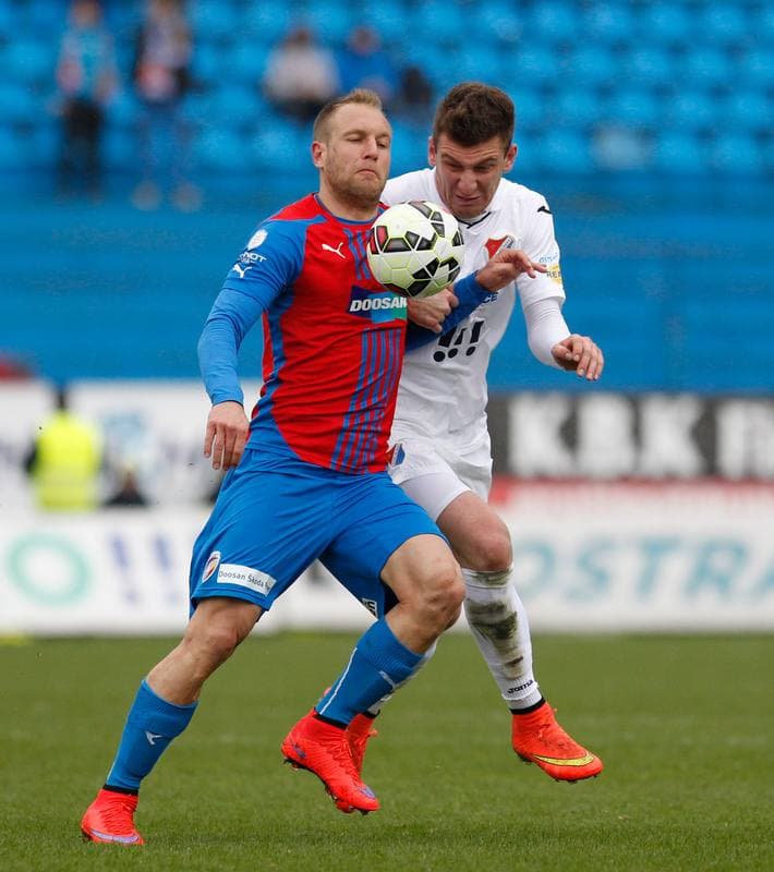 Football. SYNOT Liga. Banik Ostrava - Viktoria Plzen. 05.04.2015