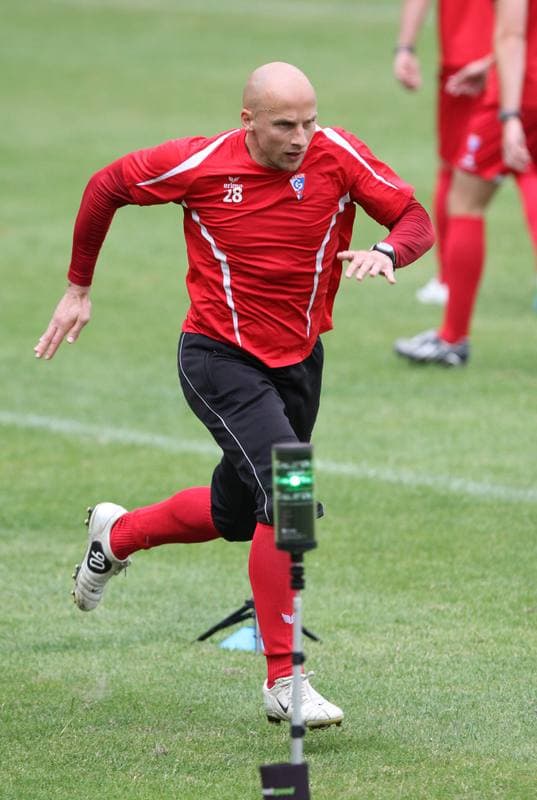 Football. Gornik Zabrze. Training. 12.07.2011