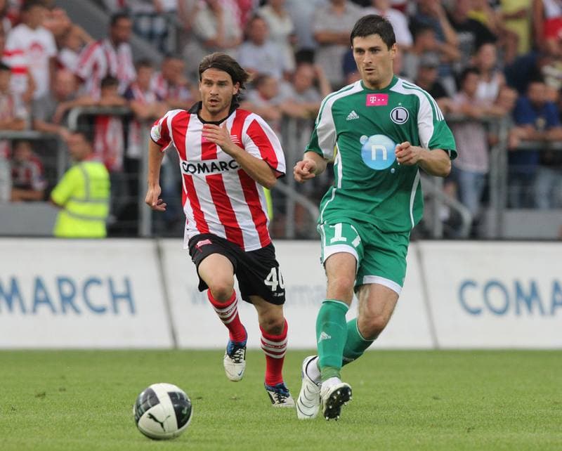 Football. T-Mobile Ekstraklasa. Cracovia Krakow - Legia Warsaw. 07.08.2011