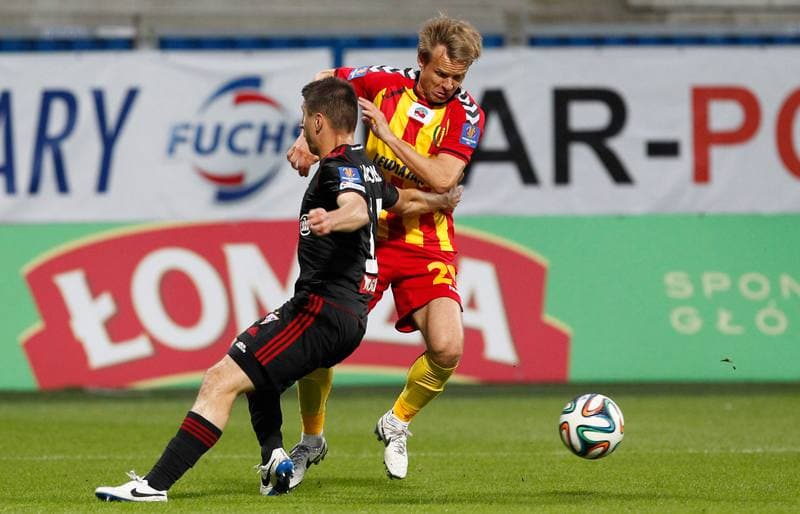 Football. T-Mobile Ekstraklasa. Gornik Zabrze - Korona Kielce. 01.03.2014