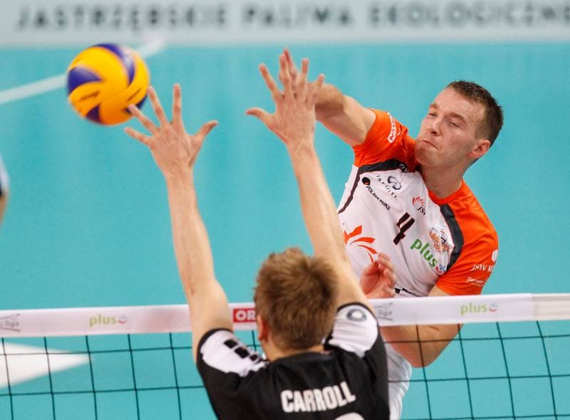 Volleyball. Sparing. Jastrzebski Wegiel - Berlin Recycling Volleys. 01.10.2014