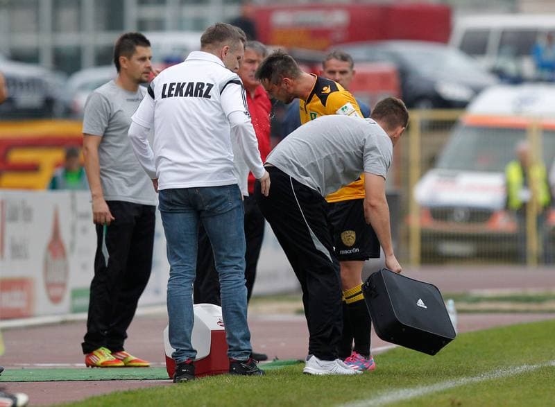 Football. I Liga. Olimpia Grudziadz - GKS Katowice. 11.10.2014