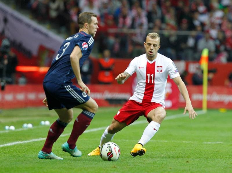 Football. UEFA European Qualifiers. Poland - Scotland. 14.10.2014