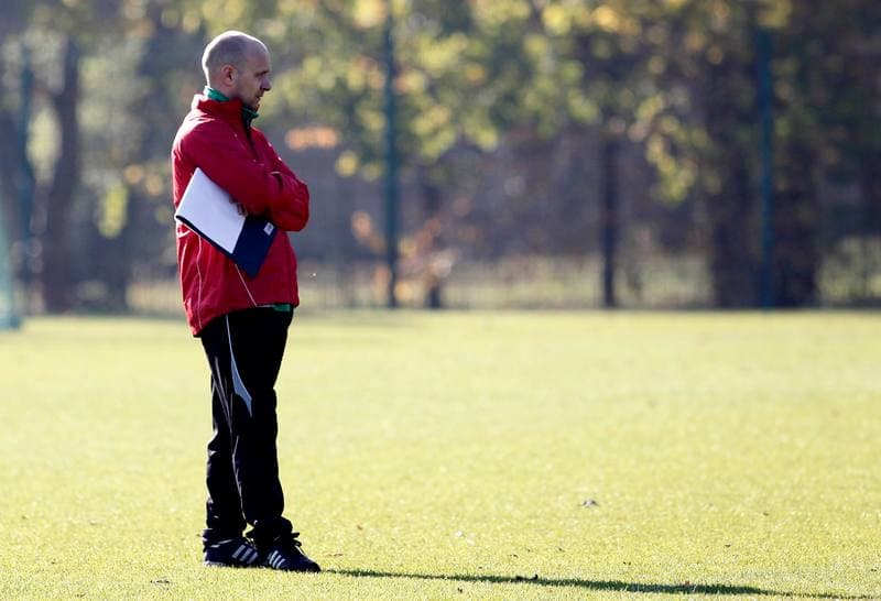 Football. GKS Katowice. Training. 29.10.2014