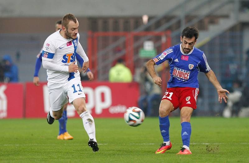 Football. PKO BP Ekstraklasa. Piast Gliwice - Lech Poznan. 20.12.2015