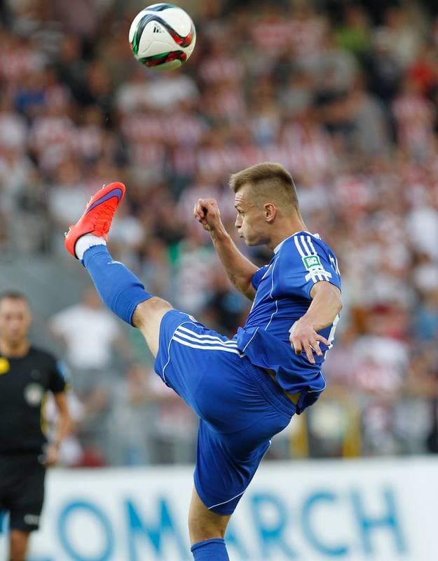 Football. T-Mobile Ekstraklasa. Cracovia Krakow - Piast Gliwice. 13.03.2015