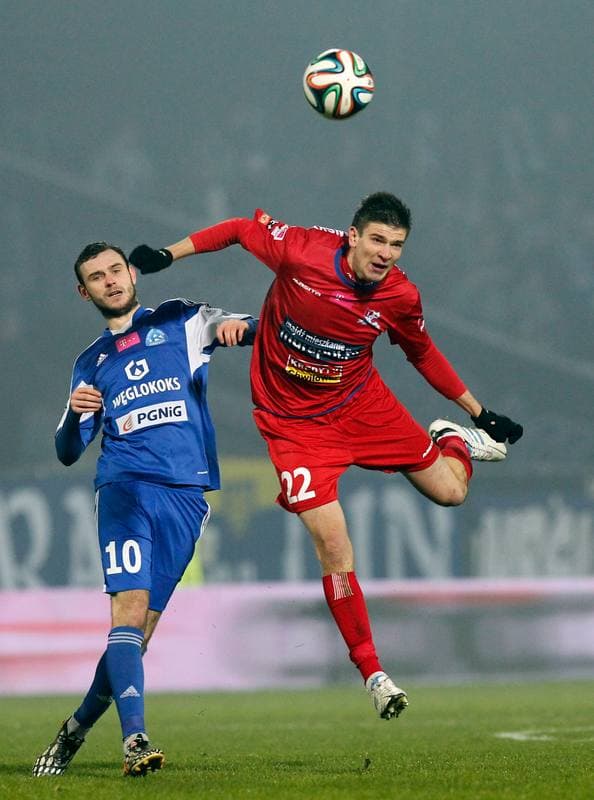 Football. T-Mobile Ekstraklasa. Ruch Chorzow - Podbeskidzie Bielsko Biala. 08.12.2014