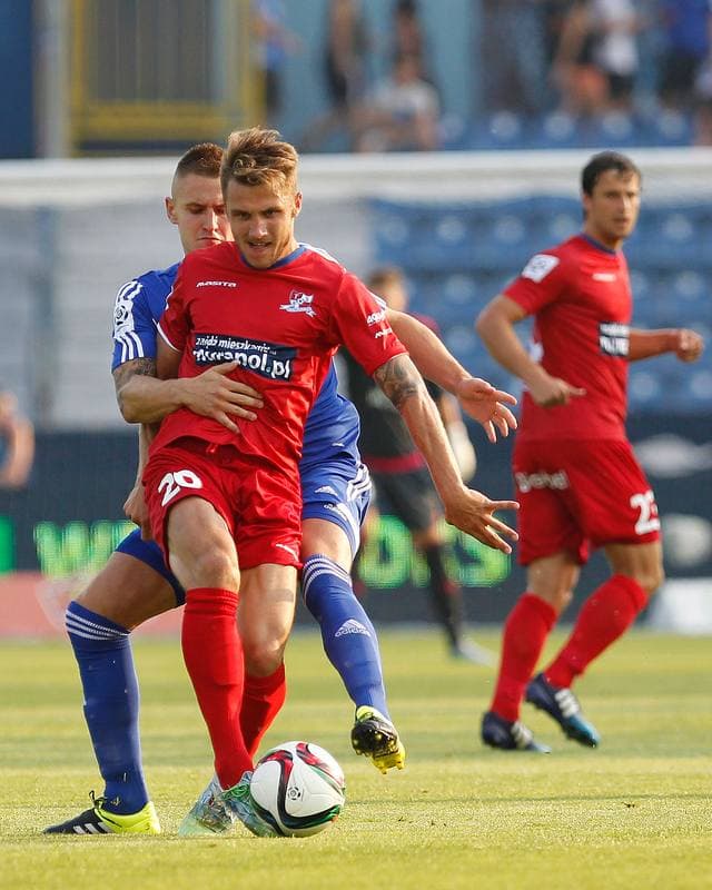 Football. T-Mobile Ekstraklasa. Ruch Chorzow - Podbeskidzie Bielsko Biala. 08.12.2014