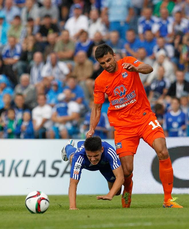Football. PKO BP Ekstraklasa. Ruch Chorzow - Termalica Bruk-Bet Nieciecza. 22.08.2015