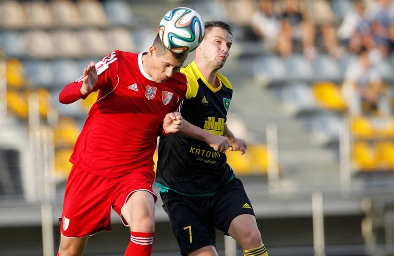 Football. I Liga. Pogon Siedlce - GKS Katowice. 19.04.2015