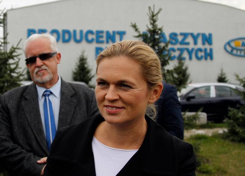Barbara Nowacka. Press Conference. 08.10.2015