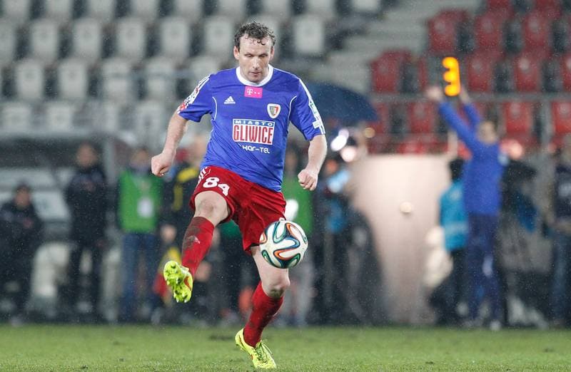 Football. T-Mobile Ekstraklasa. Cracovia Krakow - Piast Gliwice. 13.03.2015