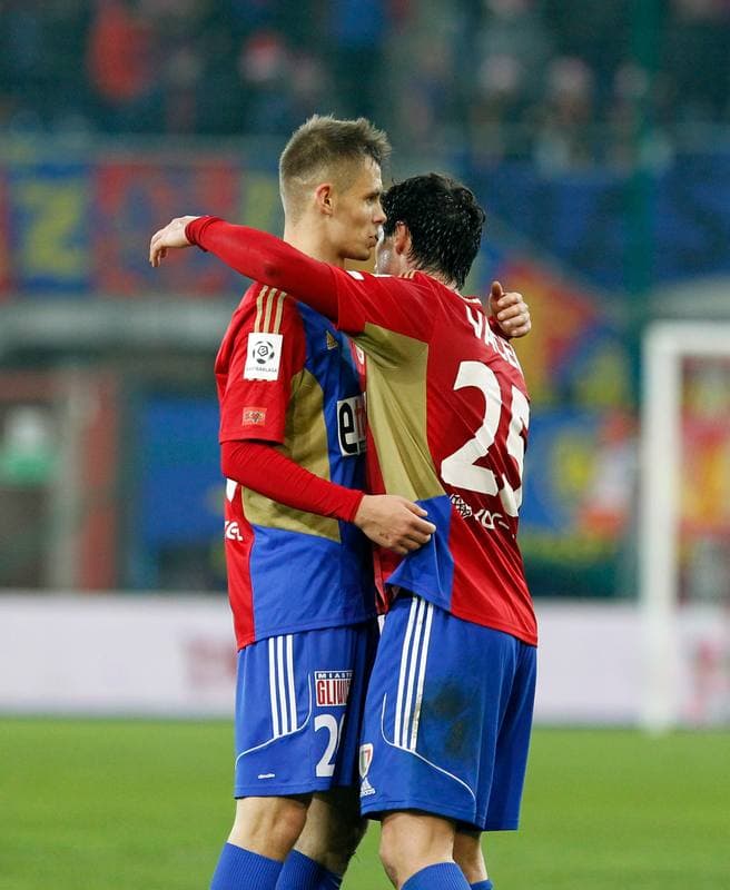 Football. PKO BP Ekstraklasa. Piast Gliwice - Cracovia Krakow. 05.12.2015