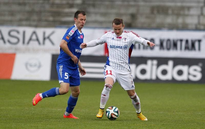 Football. T-Mobile Ekstraklasa. Gornik Zabrze - Ruch Chorzow. 02.04.2015