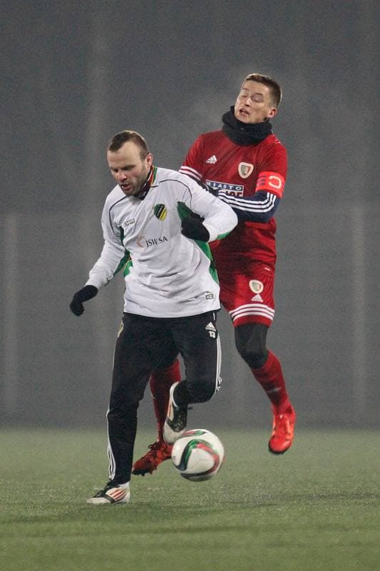 Football. Sparing. Piast Gliwice - Pniowek Pawlowice. 14.01.2016