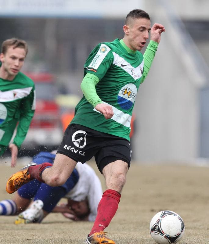 Football. I liga. GKS Tychy - Flota Swinoujscie. 30.03.2013