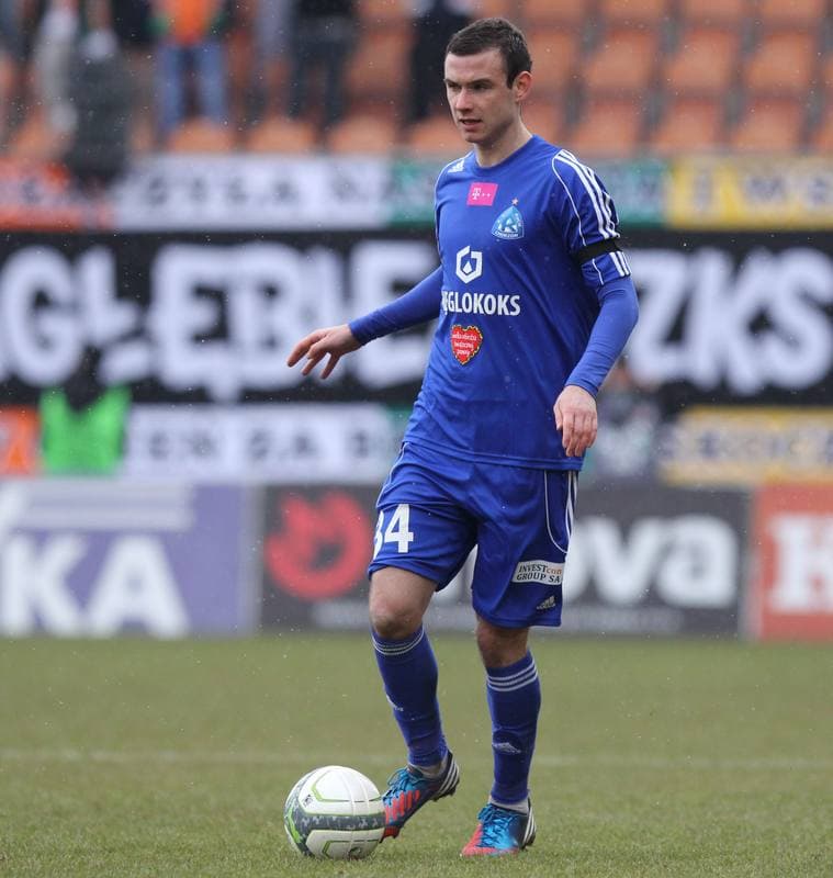 Football. T-mobile Ekstraklasa. Zaglebie Lubin - Ruch Chorzow. 01.04.2013