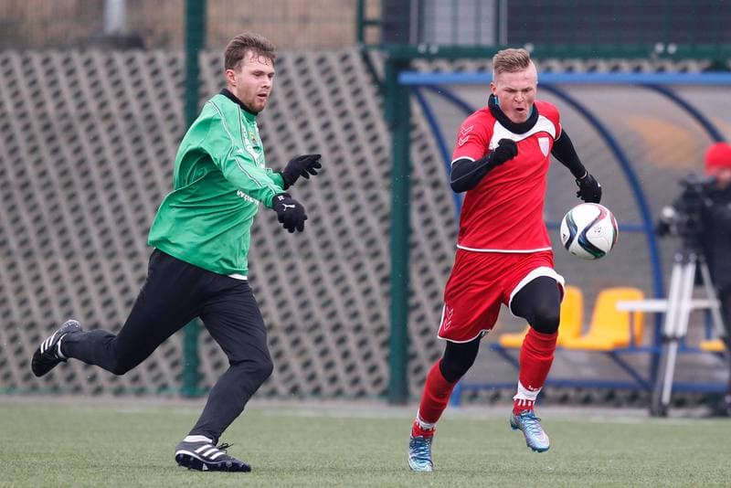 Football. I Liga. Rozwoj Katowice - Polonia Bytom. 13.02.2016