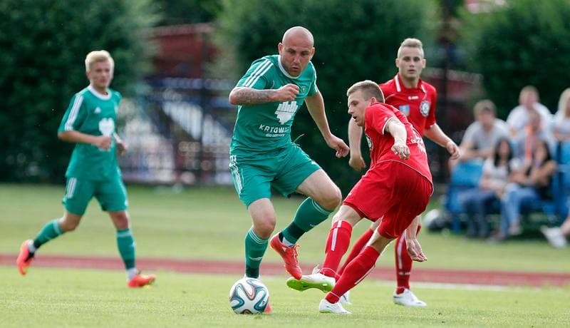 Football. Friendly Match. Lechia Dzierzoniow - GKS Katowice. 08.07.2015