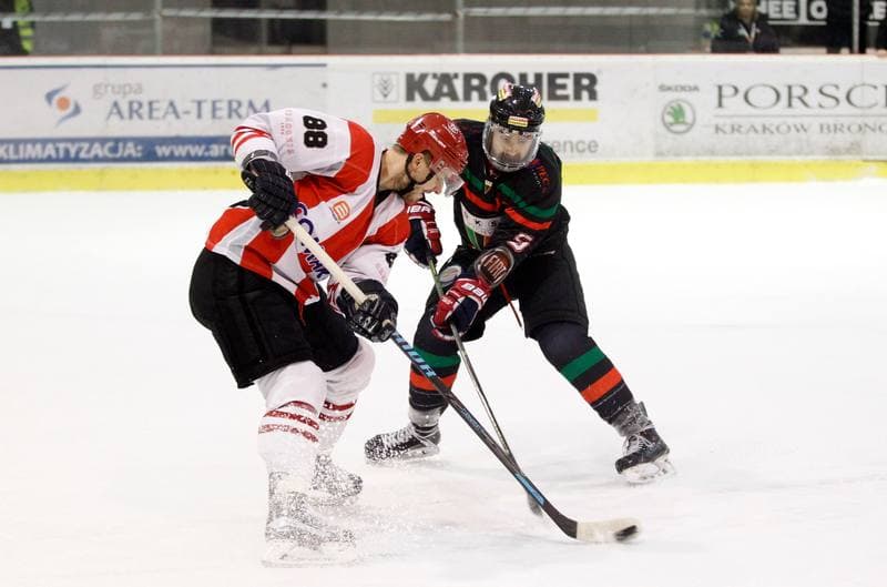Ice Hockey. Polish Hockey League. Comarch Cracovia - GKS Tychy. 22.03.2016