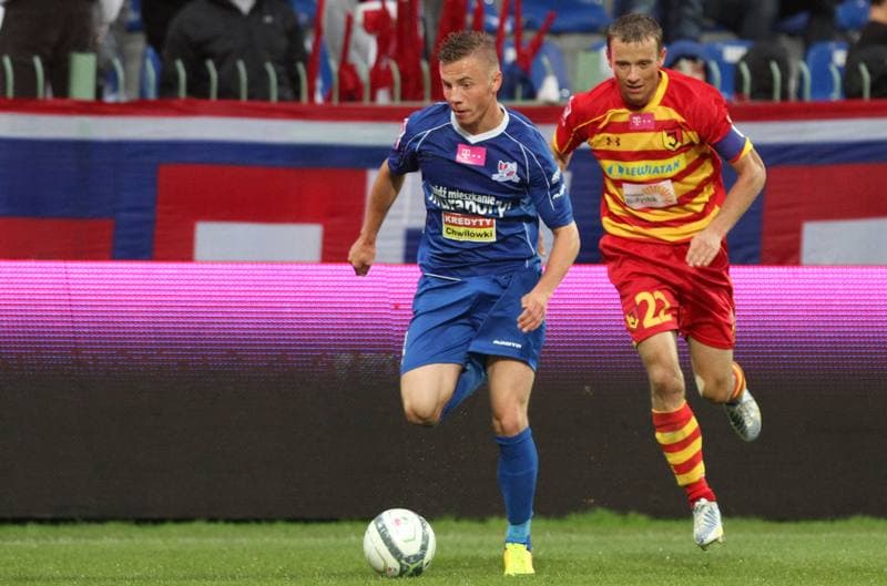 Football. T-Mobile Ekstraklasa. Podbeskidzie Bielsko-Biala - Jagiellonia Bialystok. 19.09.2013