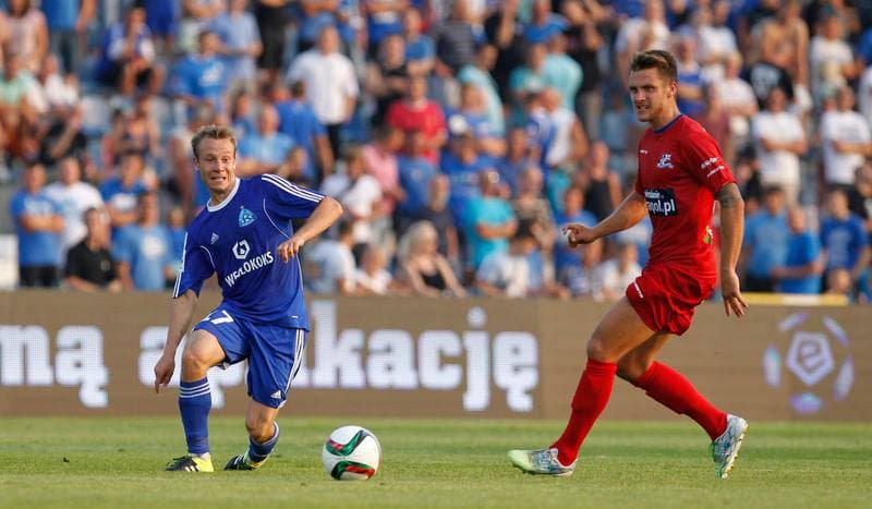 Football. T-Mobile Ekstraklasa. Ruch Chorzow - Podbeskidzie Bielsko Biala. 08.12.2014