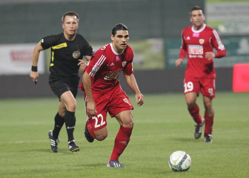 Football. T-Mobile Ekstraklasa. Podbeskidzie Bielsko Biala - Piast Gliwice. 03.11.2014