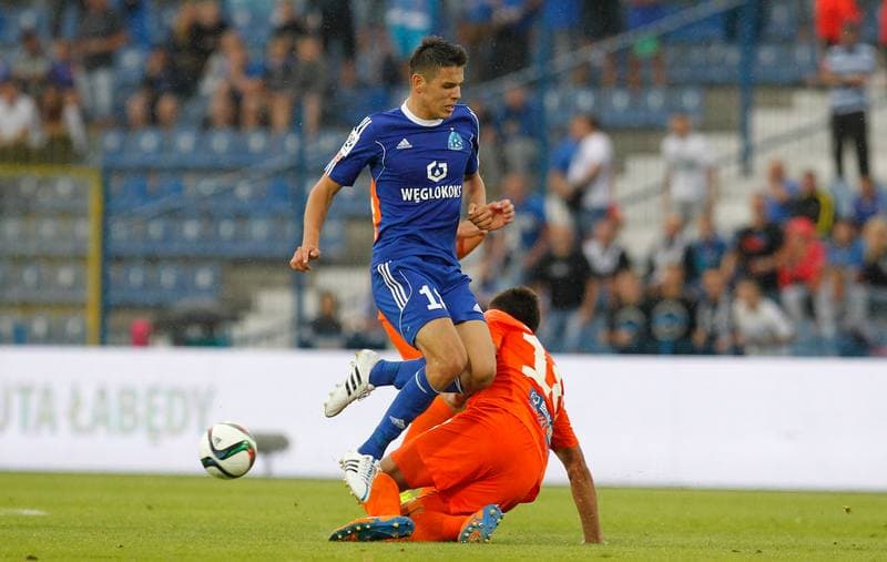 Football. PKO BP Ekstraklasa. Ruch Chorzow - Termalica Bruk-Bet Nieciecza. 22.08.2015