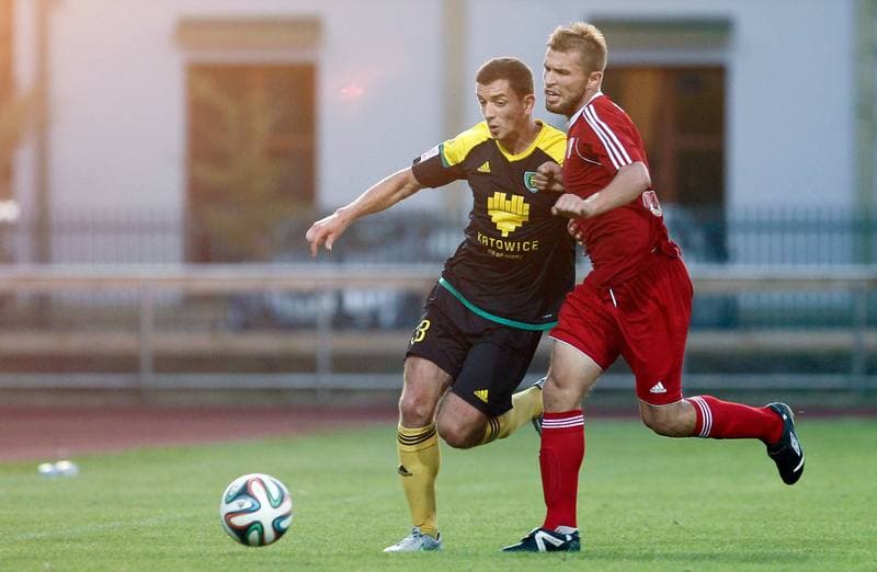 Football. I Liga. Pogon Siedlce - GKS Katowice. 19.04.2015