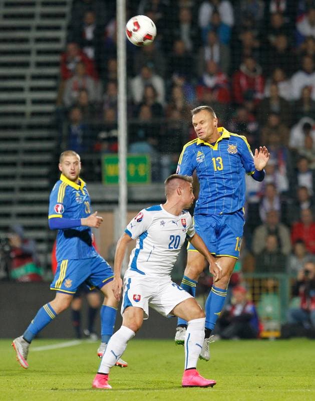 Football. UEFA Euro Qualifiers. Slovakia - Ukraine. 08.09.2015
