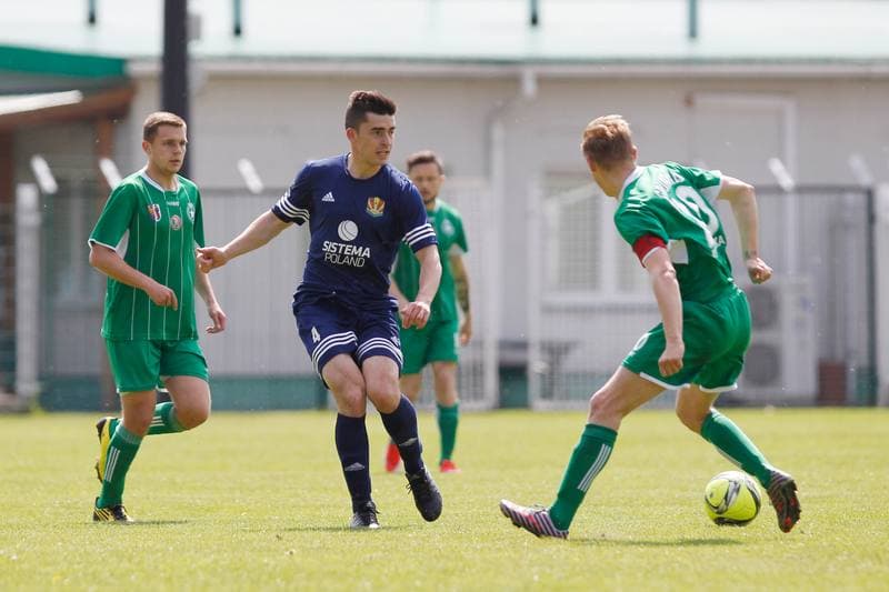 Football. III Liga. Grunwald Ruda Slaska - BKS Stal Bielsko-Biala. 07.05.2016