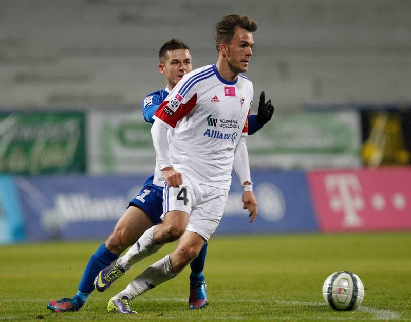 Football. T-Mobile Ekstraklasa. Gornik Zabrze - Podbeskidzie Bielsko Biala. 24.11.2013