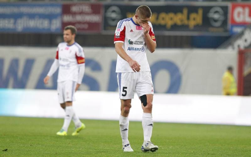 Football. T-Mobile Ekstraklasa. Piast Gliwice - Gornik Zabrze. 30.11.2013