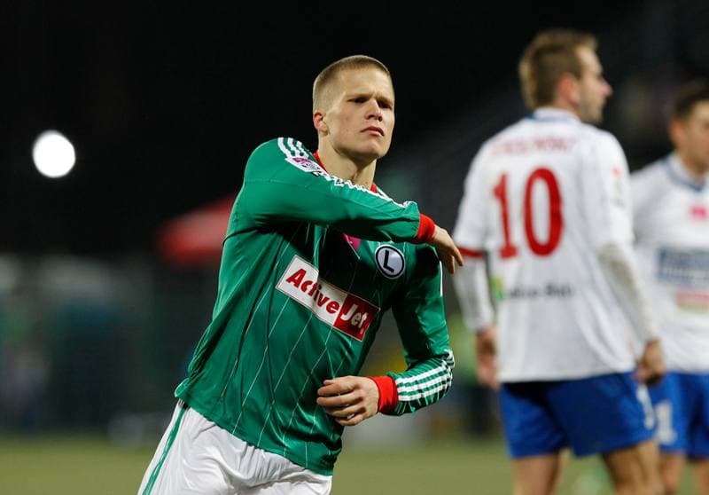 Football. T-Mobile Ekstraklasa. Podbeskidzie Bielsko Biala - Legia Warsaw. 01.12.2013