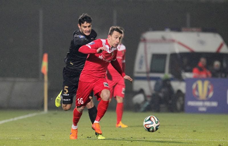 Football. Polish Cup. Zaglebie Sosnowiec - Cracovia Krakow. 27.10.2015