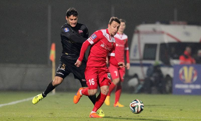 Football. Polish Cup. Zaglebie Sosnowiec - Cracovia Krakow. 27.10.2015