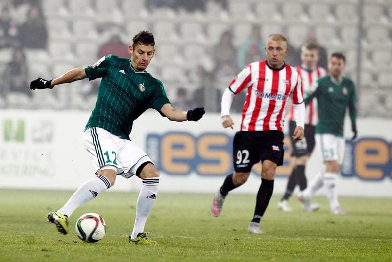 Football. T-Mobile Ekstraklasa. Cracovia Krakow - Slask Wroclaw. 02.03.2014