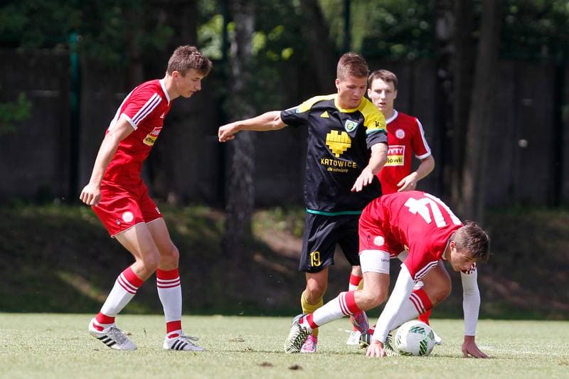 Football. Sparing. GKS Katowice - Sola Oswiecim. 09.07.2016