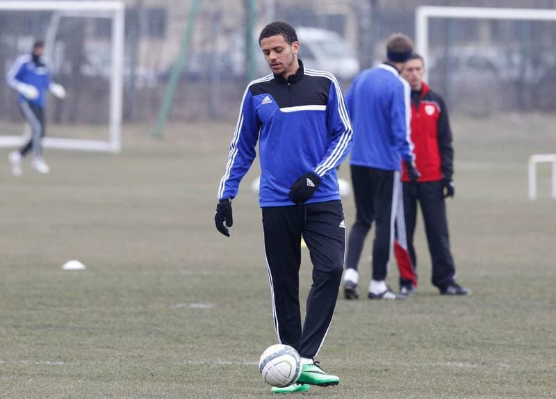Football. Piast Gliwice. Training. 06.02.2014