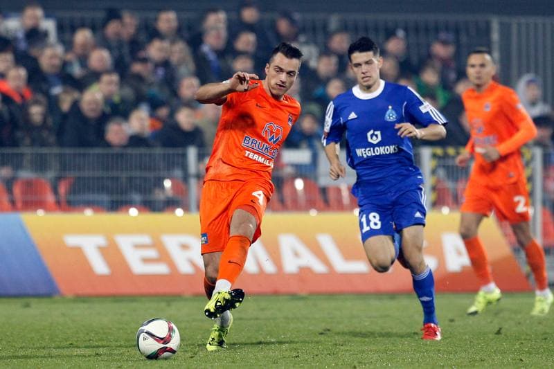 Football. PKO BP Ekstraklasa. Termalica Bruk-Bet Nieciecza - Ruch Chorzow. 19.12.2015