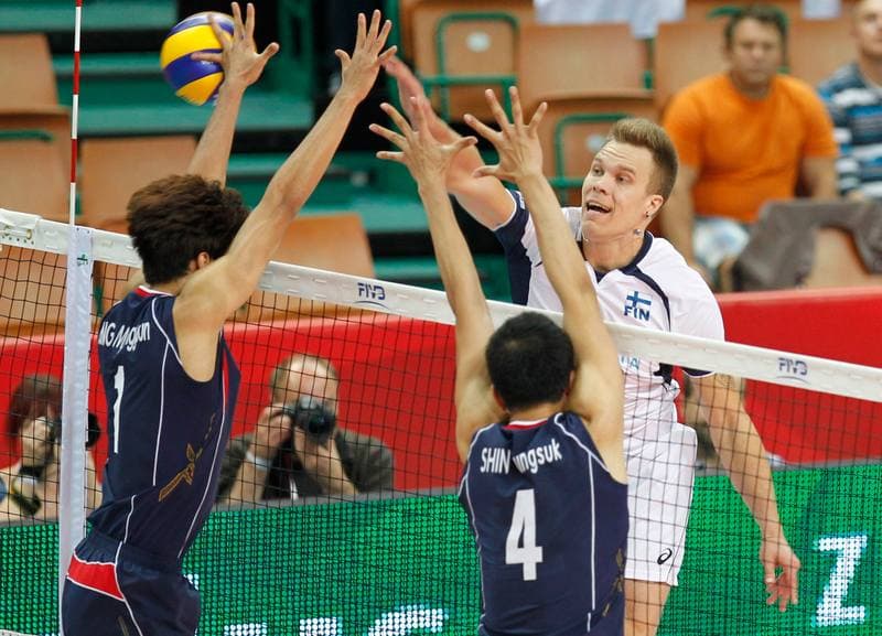 Volleyball. FIVB Men's World Championship. Finland - Korea. 03.09.2014