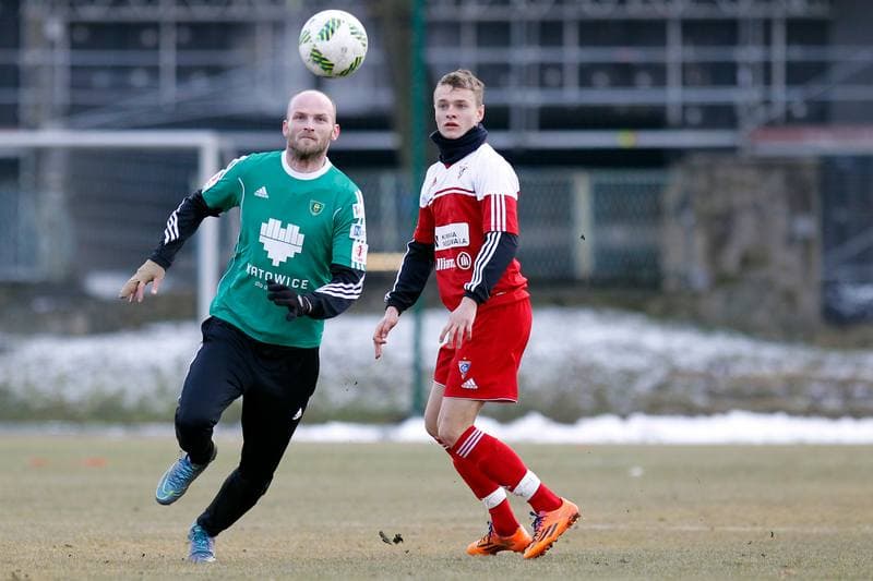 Football. Sparing. Gornik Zabrze - GKS Katowice. 05.02.2016