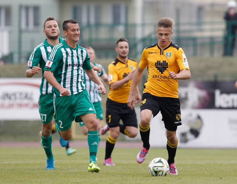 Football. I Liga. Olimpia Grudziadz - GKS Katowice. 11.10.2014