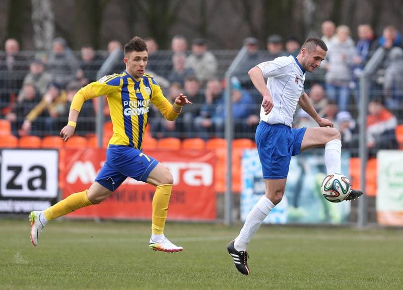 Football. I Liga. MKS Kluczbork - Arka Gdynia. 26.03.2016