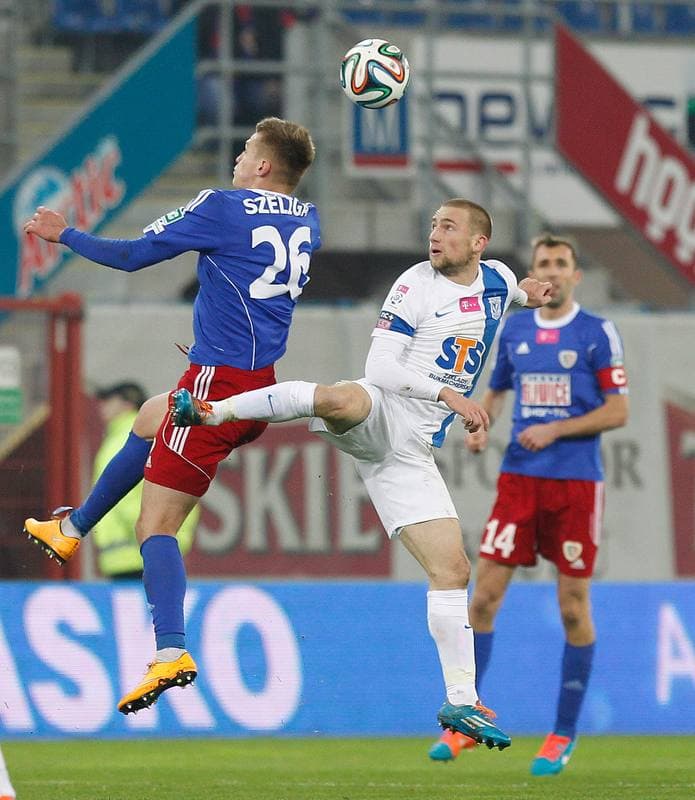 Football. PKO BP Ekstraklasa. Piast Gliwice - Lech Poznan. 20.12.2015