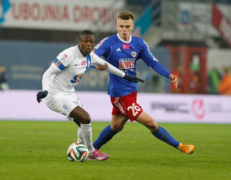 Football. PKO BP Ekstraklasa. Piast Gliwice - Lech Poznan. 20.12.2015